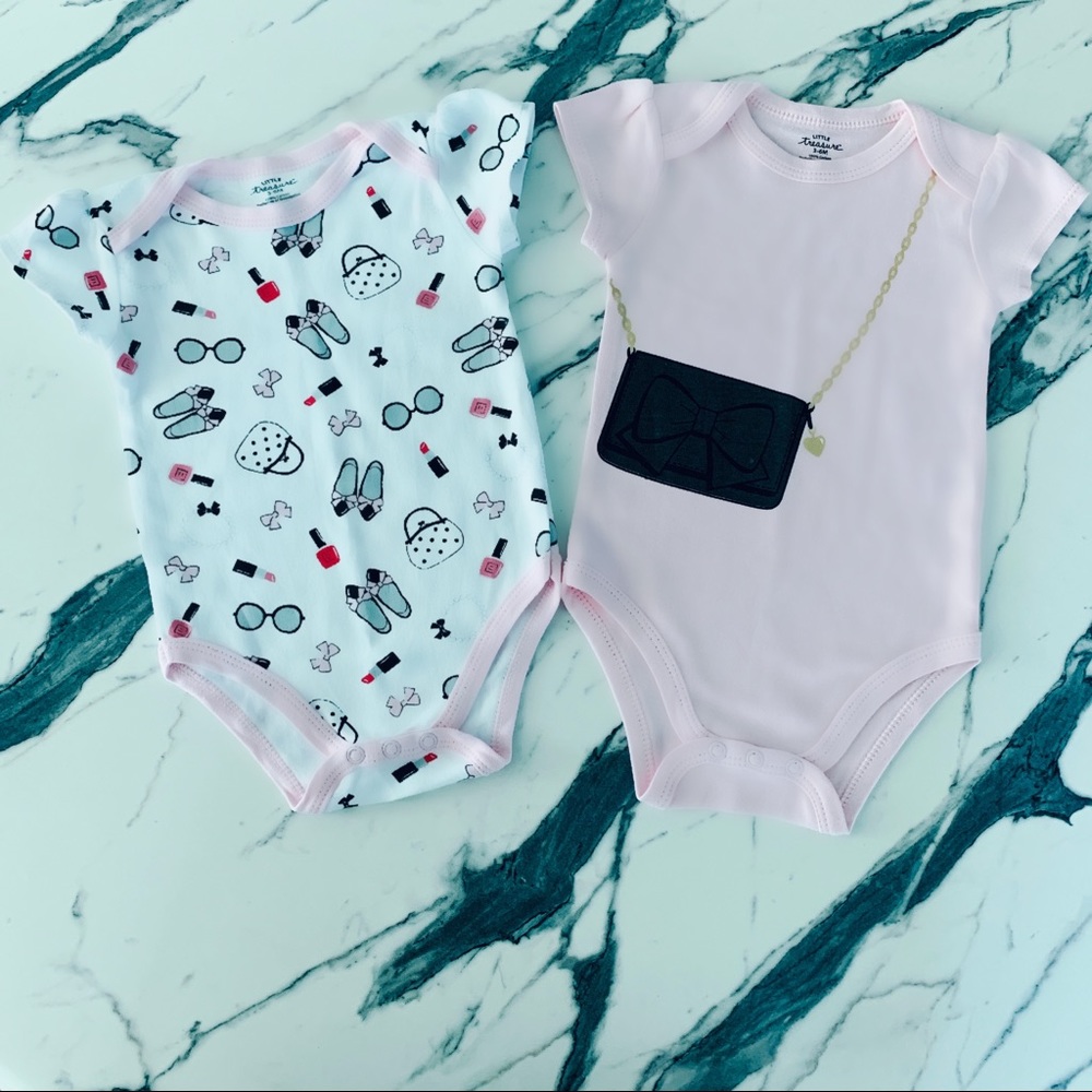 Baby Girl Bodysuit Set